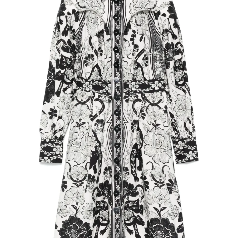 Платье миди Flower Leopards