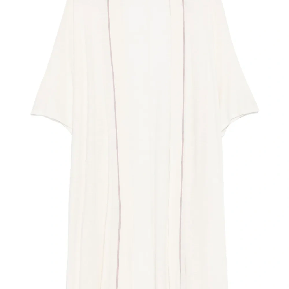 Платье-кафтан из смесового льна