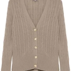 Кардиган Clara Cable с V-образным вырезом