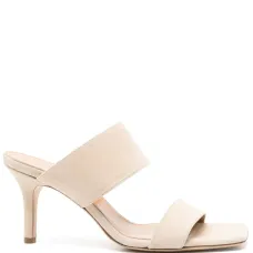 Замшевые босоножки