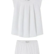 Комплект из плиссированного платья и блумеров Комплект из плиссированного платья и блумеров