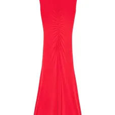 Платье макси со сборками