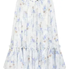 Платье с цветочным принтом