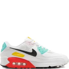 Кроссовки Air Max 90 White/Black/Pink Foam/Bright Crimson