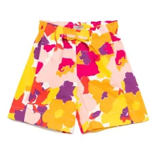 Шорты с цветочным принтом