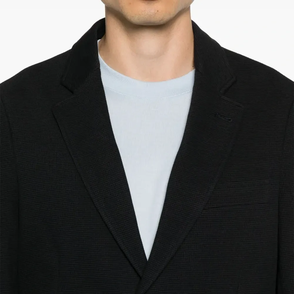 Однобортный пиджак из джерси