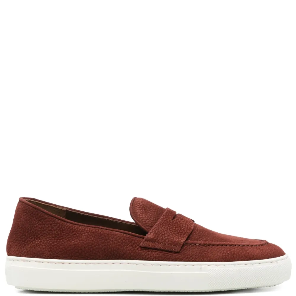 Замшевые лоферы