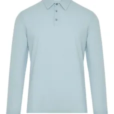 рубашка поло с длинными рукавами