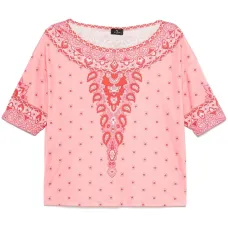 Блузка с принтом пейсли