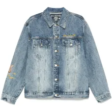 Джинсовая куртка с вышивкой