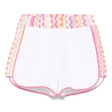 Шорты с принтом зигзаг