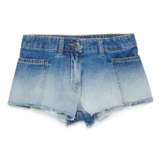 Шорты из вареного денима Шорты из вареного денима