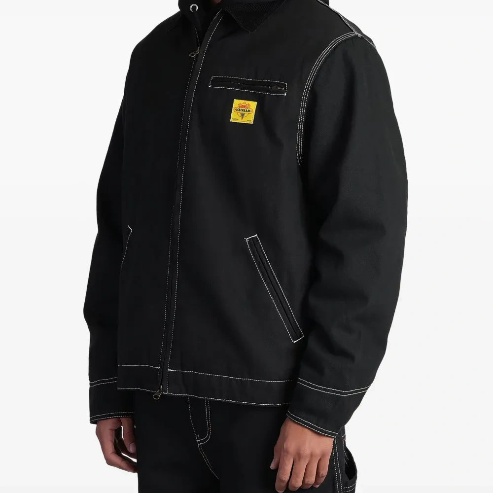 Куртка с контрастной подкладкой