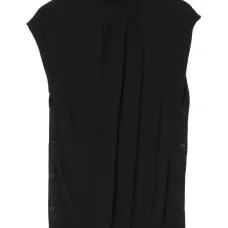 Топ с воротником-стойкой