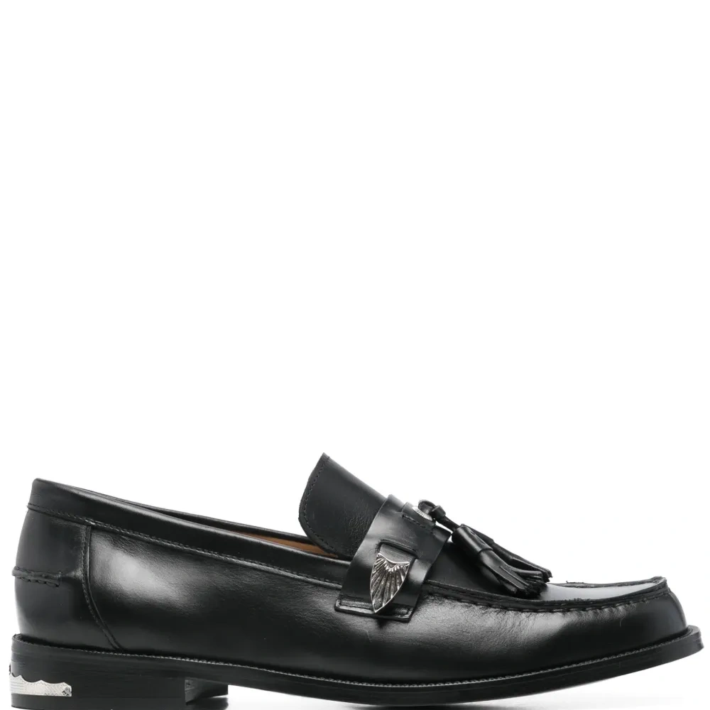 Кожаные лоферы