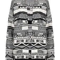 Жаккардовый кардиган с узором