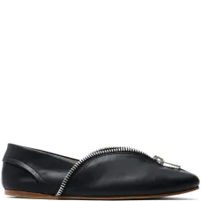 Балетки с молниями