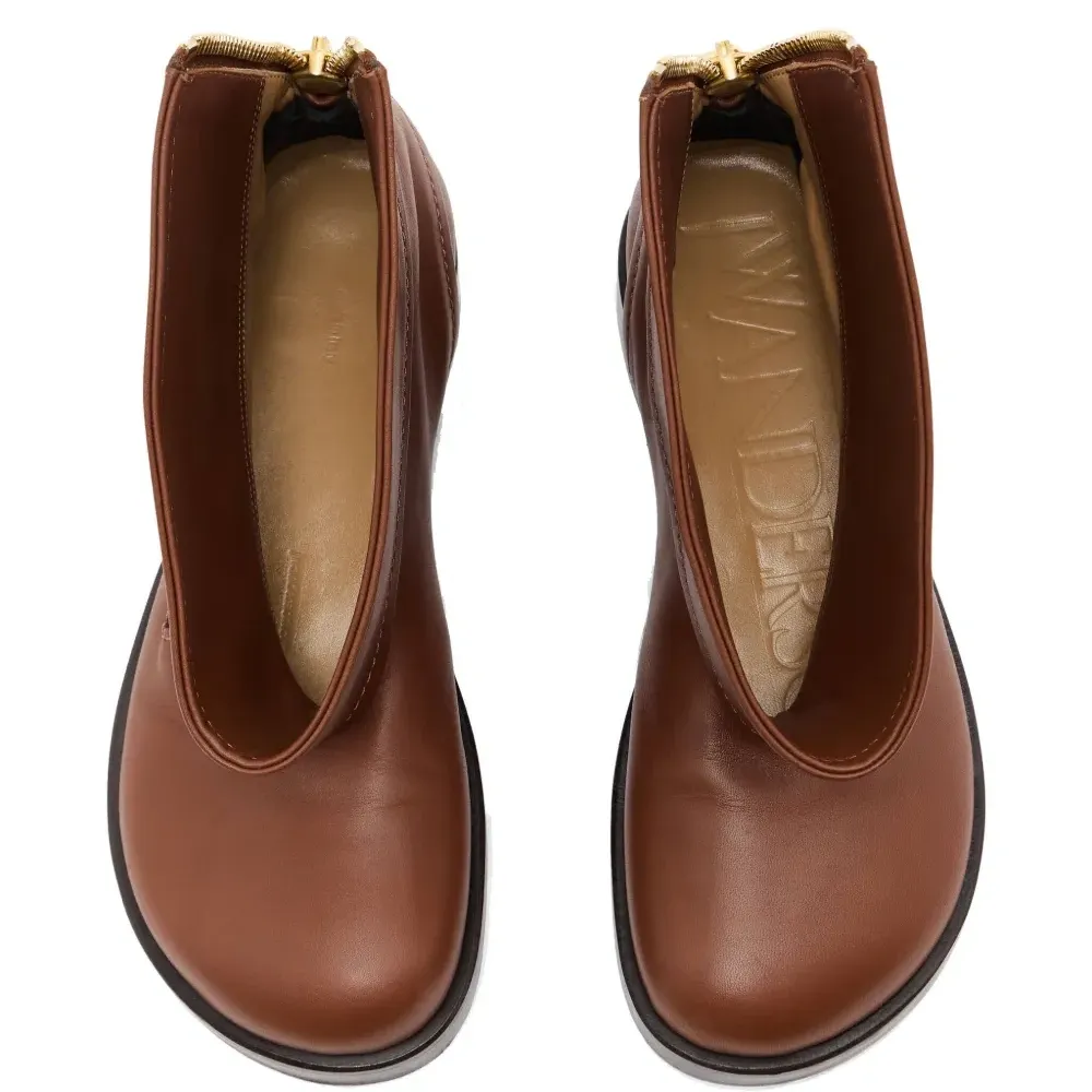 Кожаные ботинки