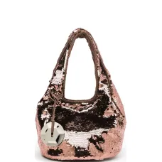 Сумка-тоут размера мини с пайетками