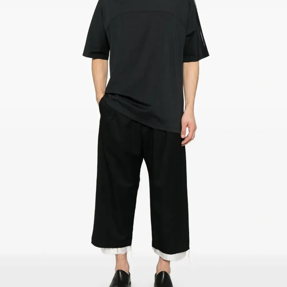 Сетчатая футболка с полосками