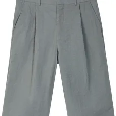 шорты строгого кроя со складками