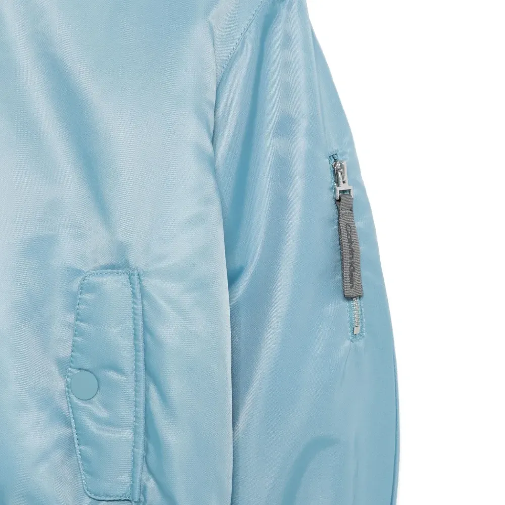 Бомбер-пуховик