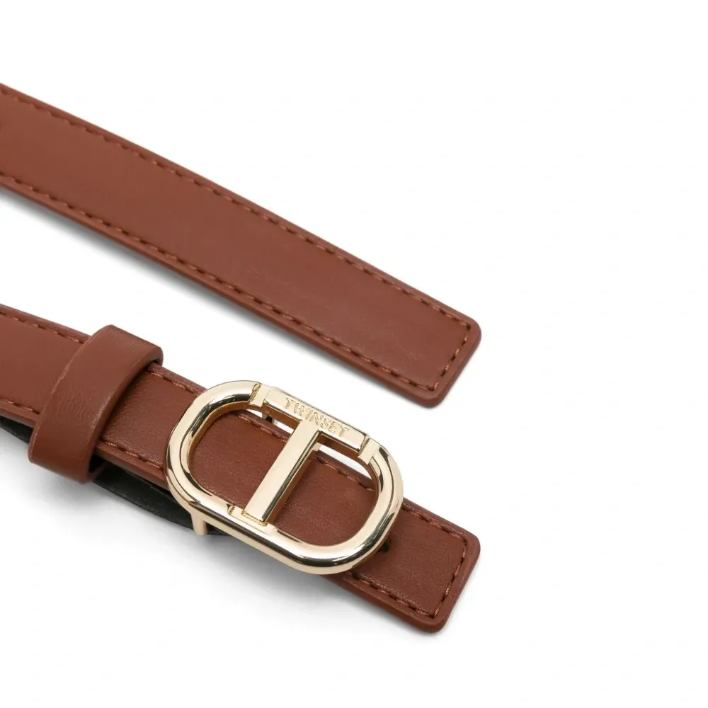 Ремень с пряжкой-логотипом Ремень с пряжкой-логотипом