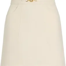 Джинсовая юбка мини А-силуэта Джинсовая юбка мини А-силуэта