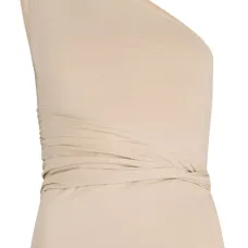 Топ из органического хлопка на одно плечо