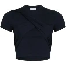 Укороченная футболка из органического хлопка