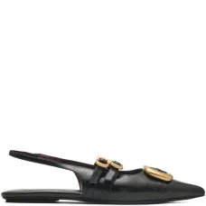 Балетки Doll с ремешком на пятке