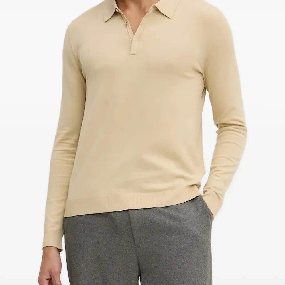 Джемпер с воротником поло