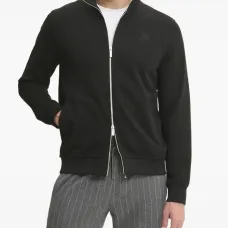 Толстовка на молнии с вышитым логотипом