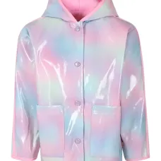 Плащ с акварельным принтом