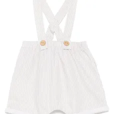 Комплект из футболки и полосатых шортов