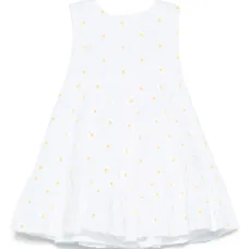 Платье с цветочной вышивкой