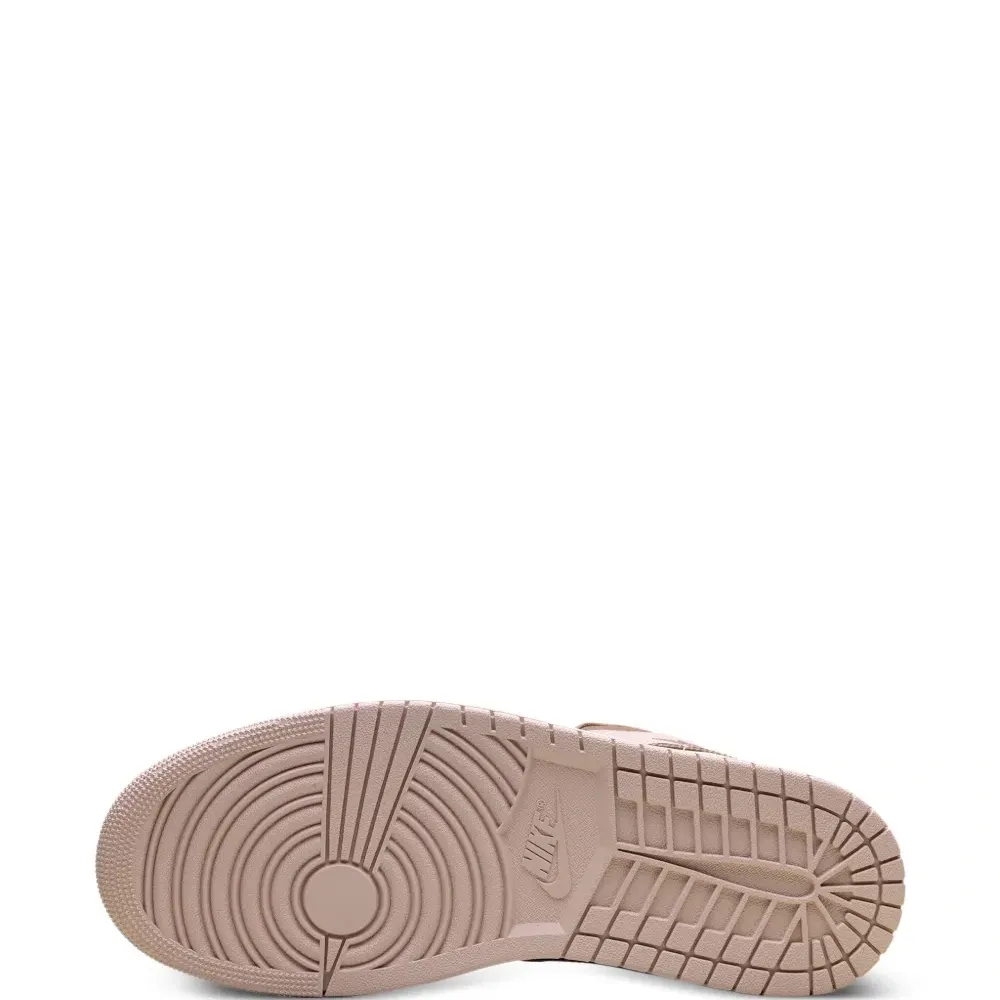 Кроссовки Jordan 1 Mid Pink Oxford/Brown