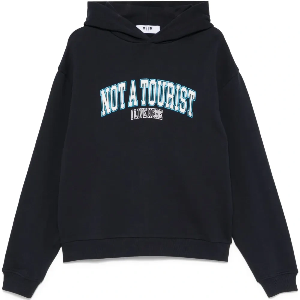 Худи с нашивкой Not A Tourist