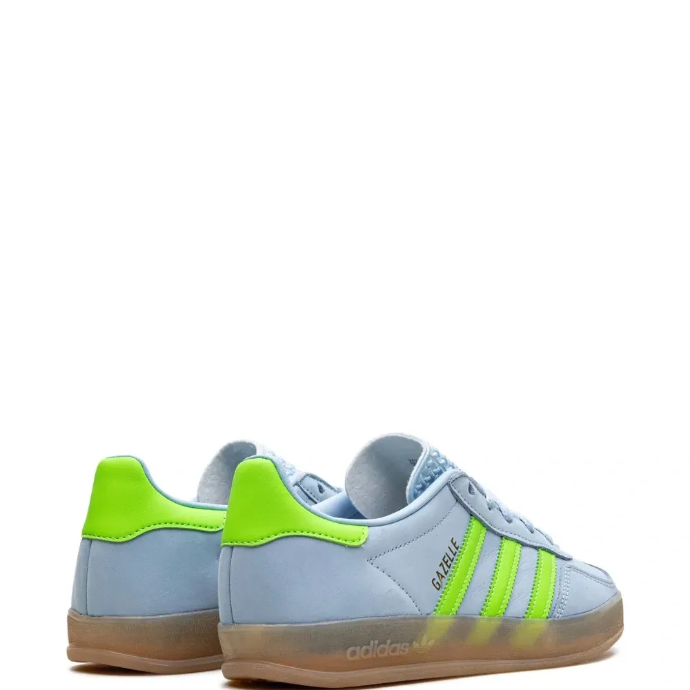 Кроссовки Gazelle Indoor Clear Sky/Solar Green