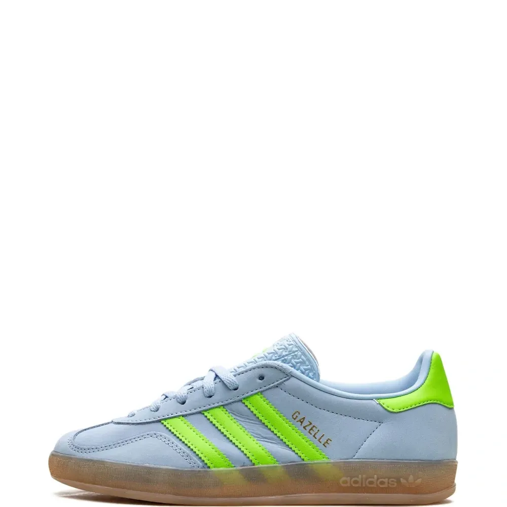 Кроссовки Gazelle Indoor Clear Sky/Solar Green