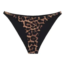 Плавки бикини с леопардовым принтом