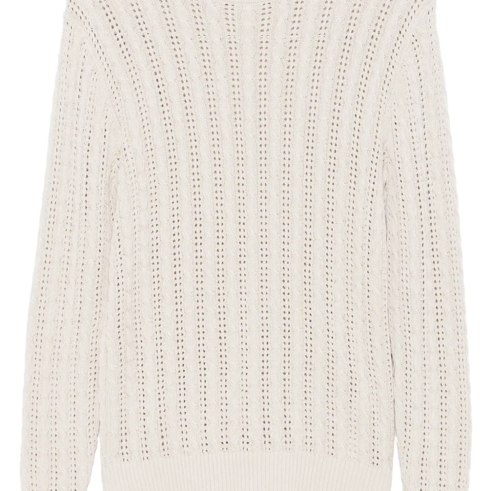 Свитер фактурной вязки