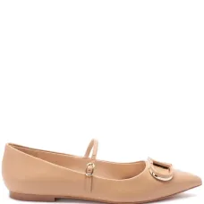 Балетки с логотипом