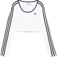 Укороченная футболка с полосками