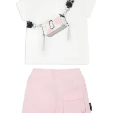 Комплект из топа и шортов с принтом Комплект из топа и шортов с принтом