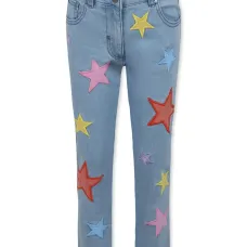 Джинсы с нашивками