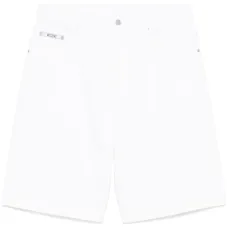 Джинсовые шорты с вышитым логотипом Джинсовые шорты с вышитым логотипом