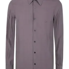 Рубашка с вышитым логотипом