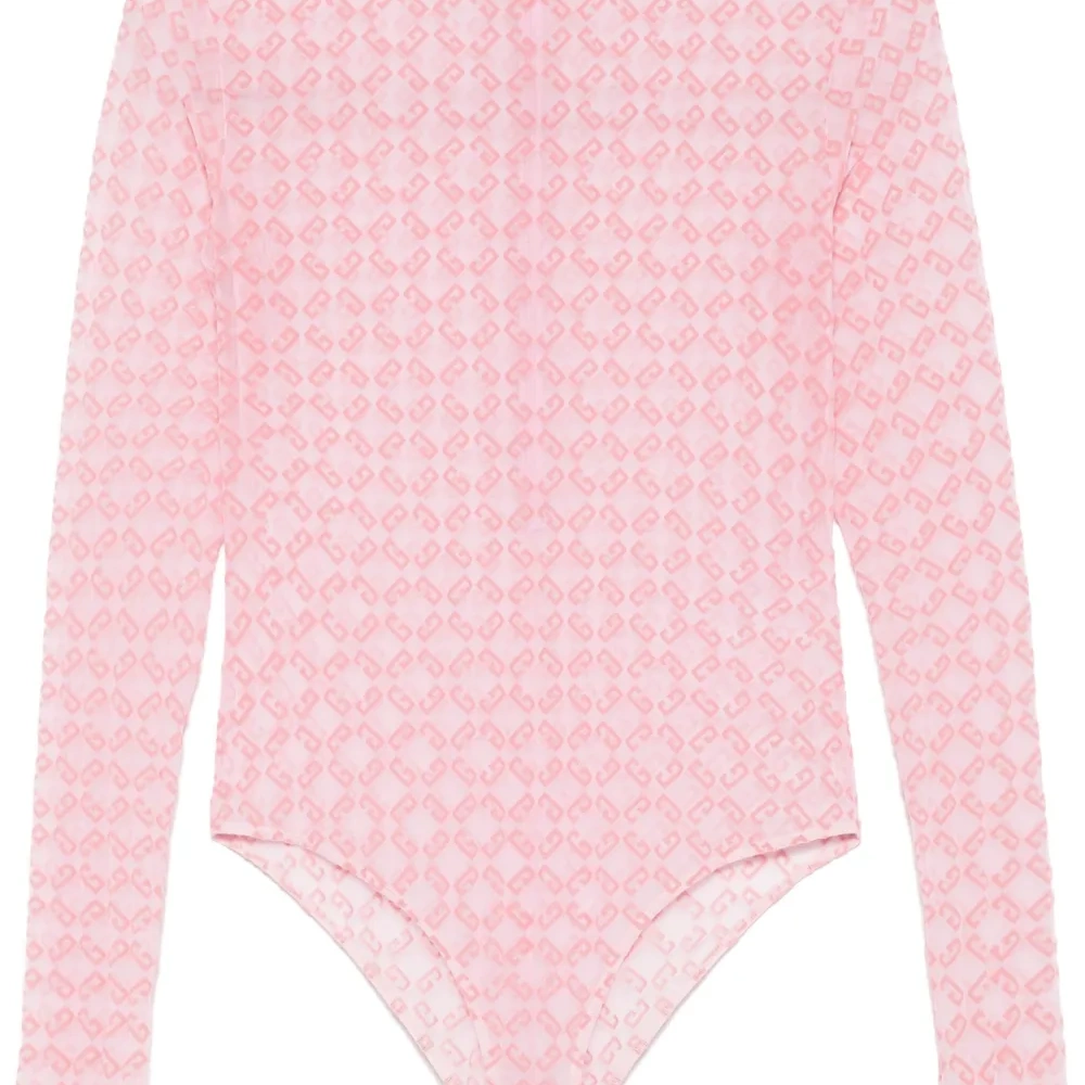 Жаккардовое боди с логотипом 4G