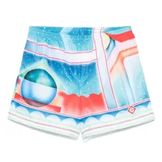 плавки-шорты с графичным принтом